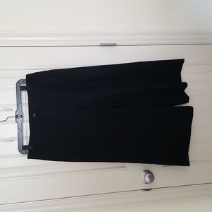 Ann Taylor Black Marina Cropped Pants Size 12 Petite